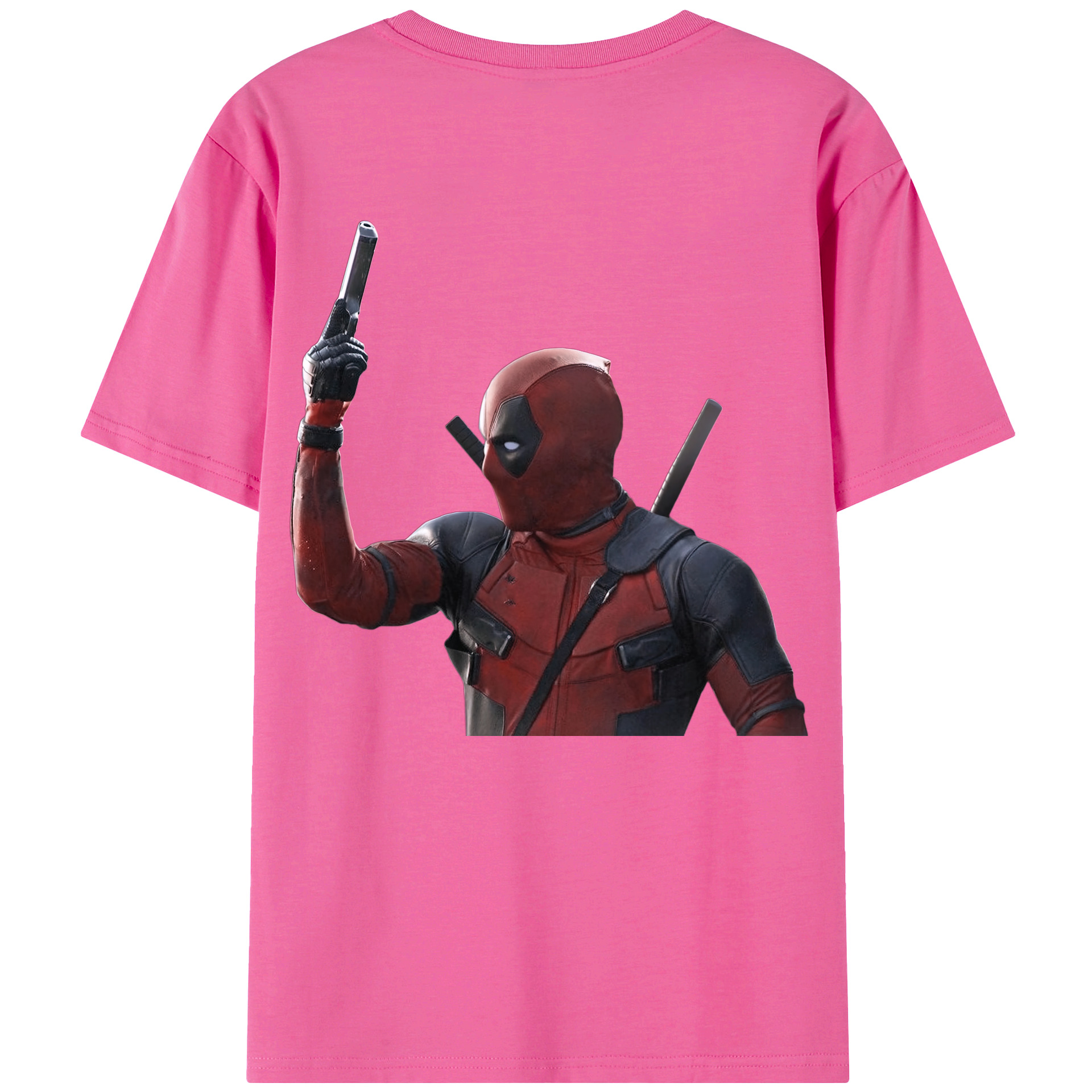 （画像用） Deadpool デッドプール レディース半袖Tシャツ(バックプリント)